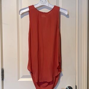 Haute Hippie Silk cowl back top XS